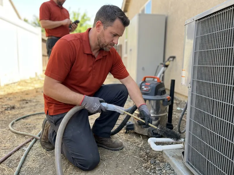 Condensate Drain Line Clearing & Safety Overflow Protection in Roseville, CA